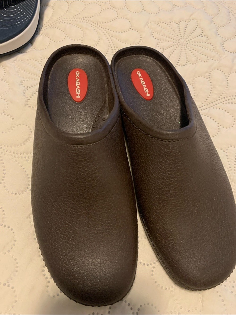 Okabashi Womens Dark Brown Slip-On Loafers 8 ML